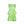 Load image into Gallery viewer, Balvi Yummy Bear Green Glass Flower Vase
