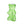 Load image into Gallery viewer, Balvi Yummy Bear Green Glass Flower Vase
