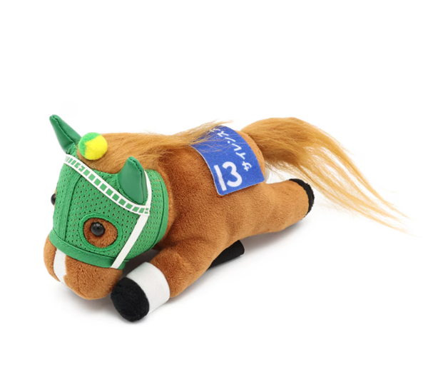 JRA Idol Horse Cling Mascot Silence Suzuka Plush