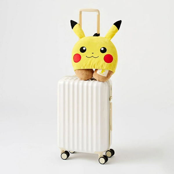 Pokemon Pikachu Hooded Neck Pillow Travel Fleece Cushion