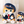 Load image into Gallery viewer, mofusand Stationmaster Meow Mascot Keychain
