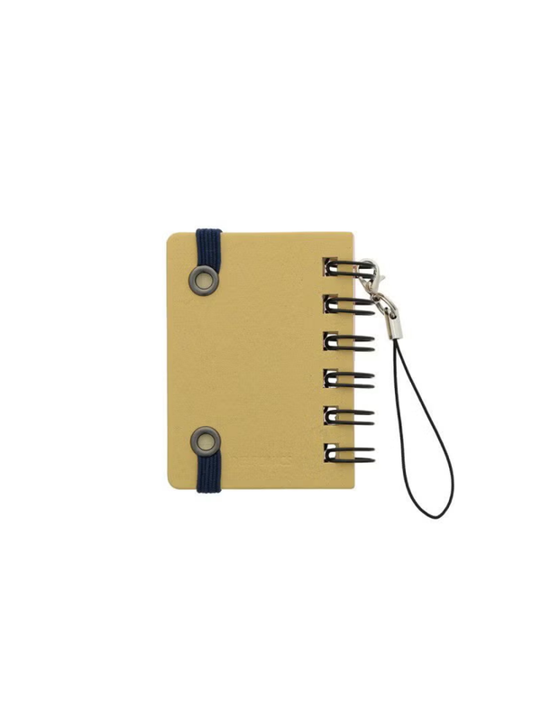 Rollbahn Micro Mini Notebook Clear Cover 120 Pages Grid Keychain Memo Pad Pocket Size Japan