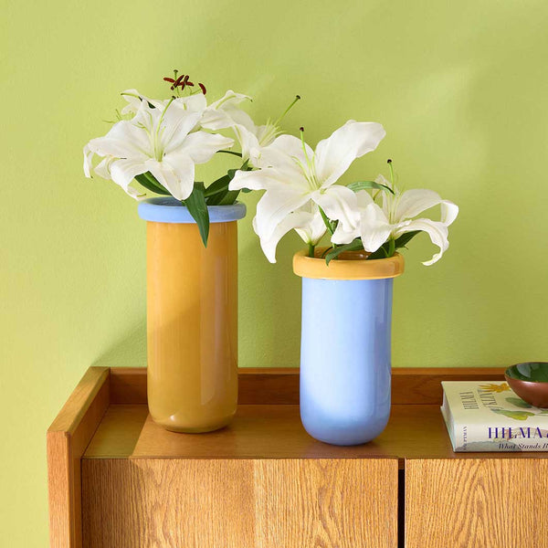 Plegado Glass Flower Vase