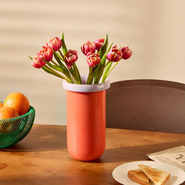 Plegado Glass Flower Vase