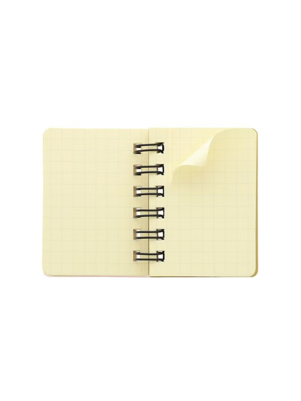 Rollbahn Micro Mini Notebook Clear Cover 120 Pages Grid Keychain Memo Pad Pocket Size Japan
