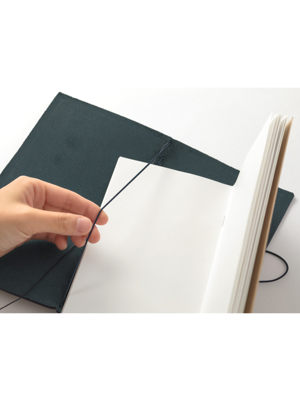 Midori Traveler‘s Regular Size Blue Notebook
