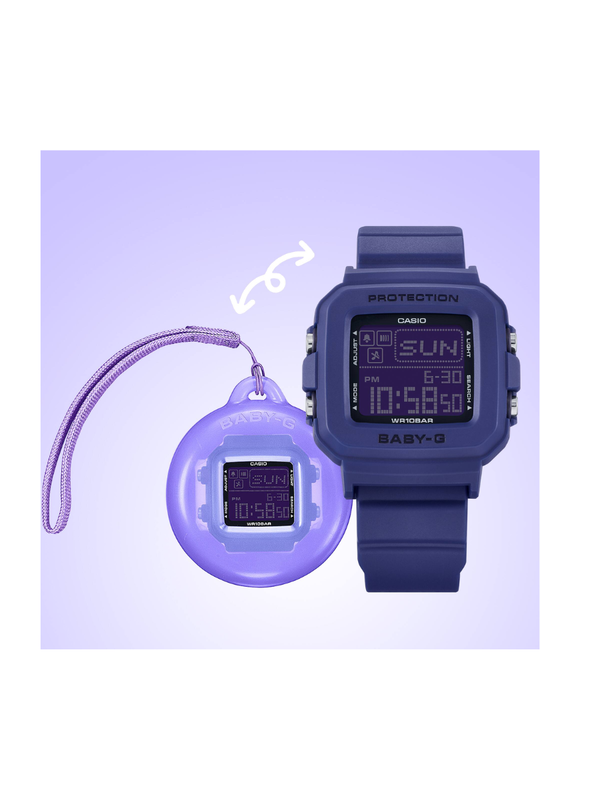 Casio BABY-G BGD-10K-2JR Digital Watch with Detachable Holder