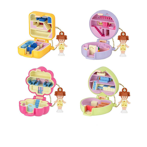 Polly Pocket Miniature Charm 2 Complete Set of 4