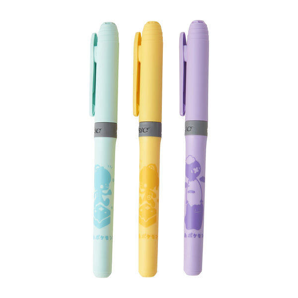 Pokemon Poko A Marker Set with Clear Case (3 Colors)