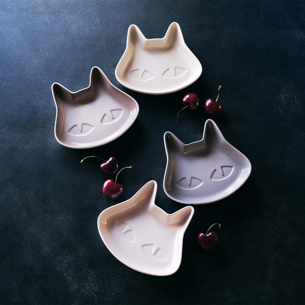 Le Creuset Mini Cat Plate Set (2 Pieces)