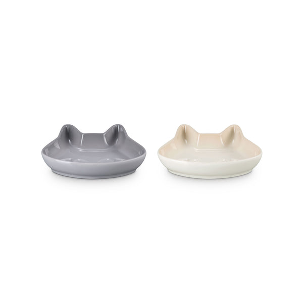Le Creuset Mini Cat Plate Set (2 Pieces)
