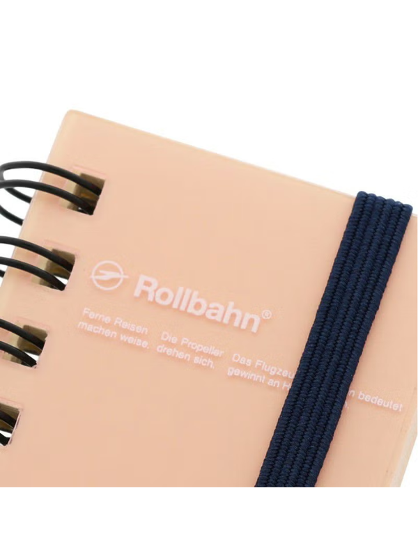Rollbahn Micro Mini Notebook Clear Cover 120 Pages Grid Keychain Memo Pad Pocket Size Japan