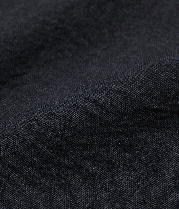 Restocked July 30th, 2025 Lot No. BR29143 WILLIAM GIBSON COLLECTION BLACK CHAMBRAY WORK SHIRTS - detail