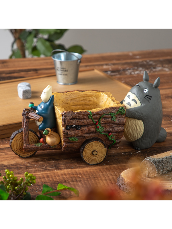 My Neighbor Totoro Planter Cover – Totoro Forest Tricycle Plant Pot Holder