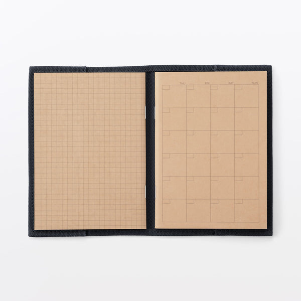 MUJI Organic Cotton Canvas Notebook Cover for A6 Notebooks