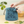 Load image into Gallery viewer, My Neighbor Totoro Medium Totoro Fluffy Drawstring Pouch

