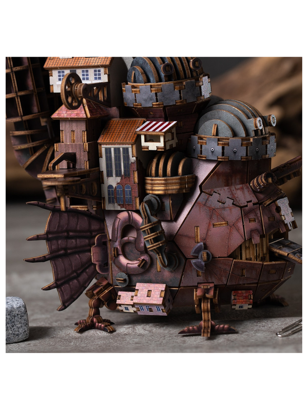 Howl’s Moving Castle Ki-Gu-Mi Wooden 3D Puzzle Color Version