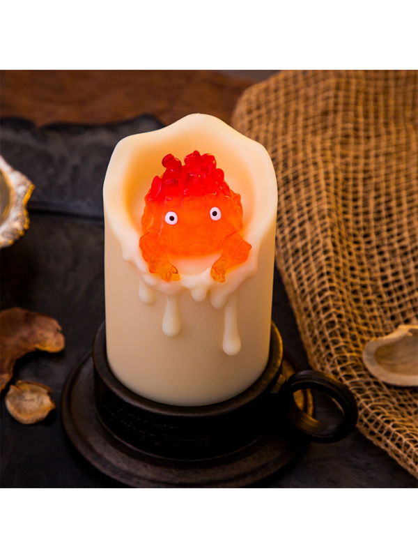 Howl’s Moving Castle Calcifer Flickering LED Candle Light