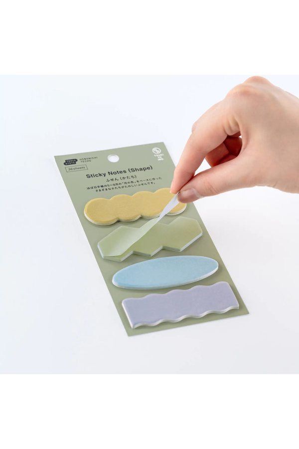 Hobonichi TSUKI no IRO Sticky Notes Frame Shapes Guide