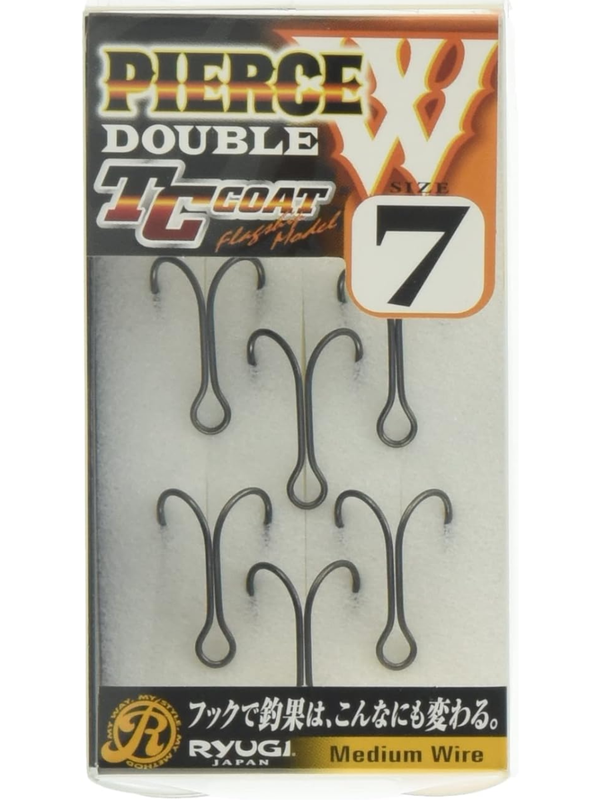 RYUGI HPW060 TC Pierce Double Fishing Hook