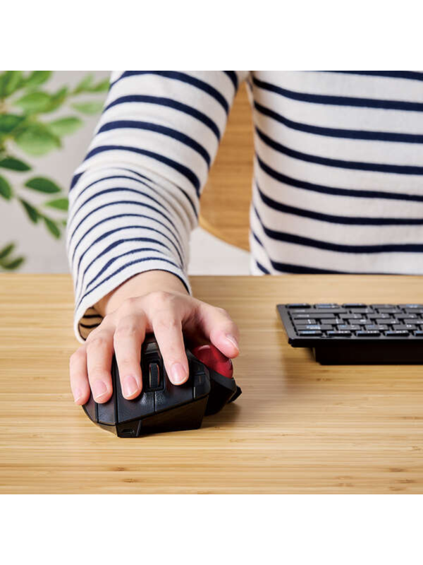 ELECOM EX-G PRO Thumb Trackball Mouse M-XPT1MRBK