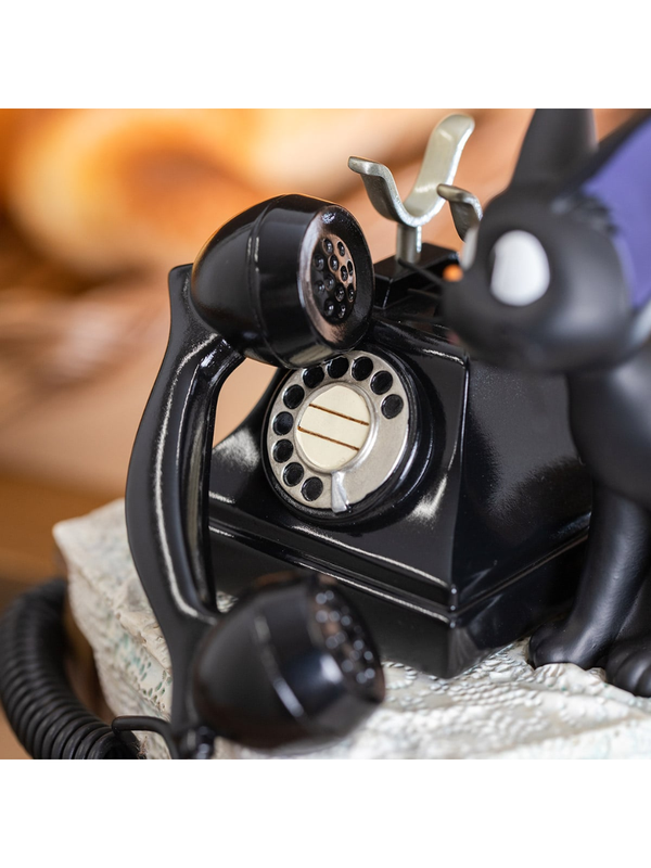 Kiki's Delivery Service Jiji Black Telephone Music Box