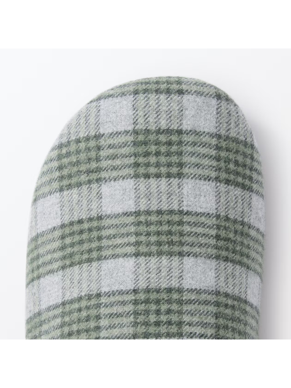 MUJI Cotton Flannel Soft Slippers Cushioned