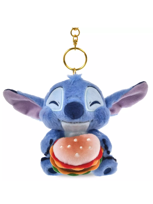 Disney Lilo & Stitch Magnetic Burger Stitch Plush Keychain