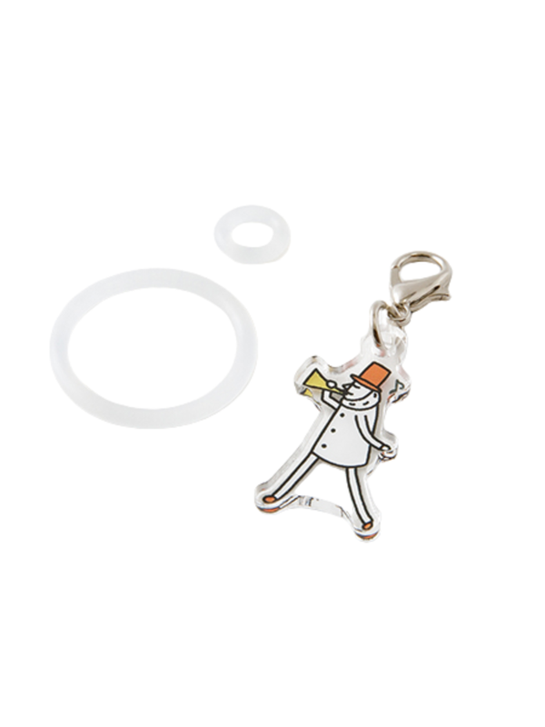 Midori Ojisan B6 Ring Notebook & Acrylic Charm Set (91804435)