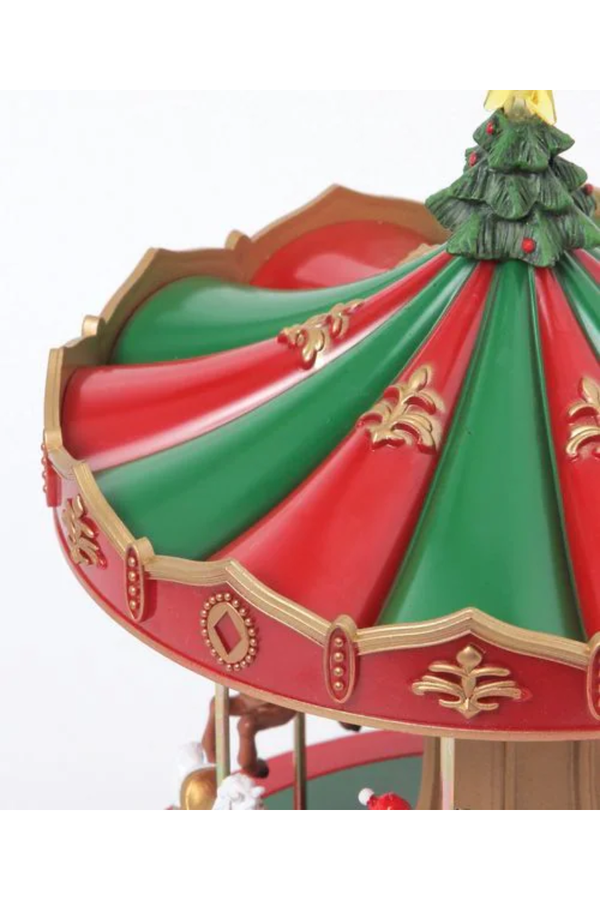 studio CLIP Christmas 2026 Rotating Santa Carousel Decoration