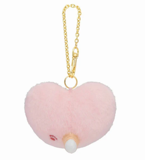 mofusand Fluffy Heart Meow Mascot Keychain