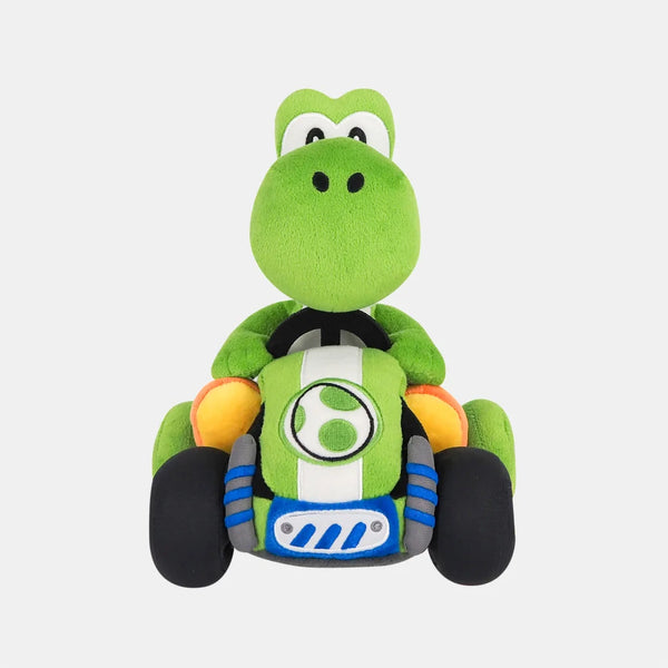 Mario Kart World Yoshi Plush Toy – Standard Kart Version