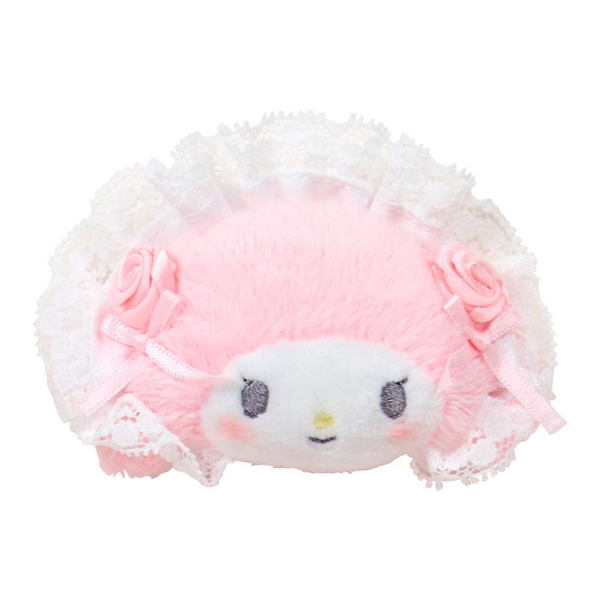 Sanrio Characters Secret Hair Clip (White Frill) Set (Box of 8 Pieces)