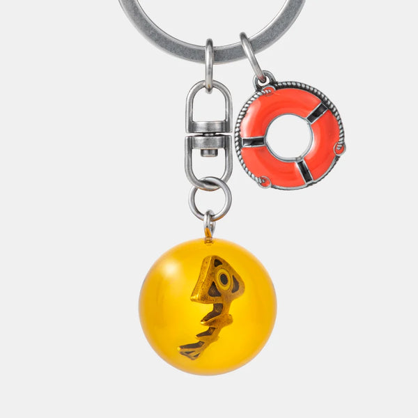 Splatoon 3 Salmon Run Golden Ikura Keychain