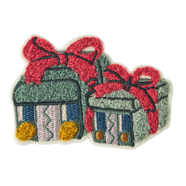 Pokemon Holiday Blessings Fuzzy Embroidered Sticker