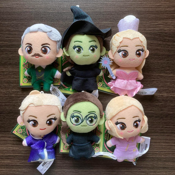 Namco Wicked Witch Plush Mascot 10cm 6-Piece Set