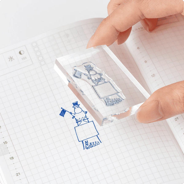 Hobonichi Techo 2026 Moomin Clear Stamp (Frame)