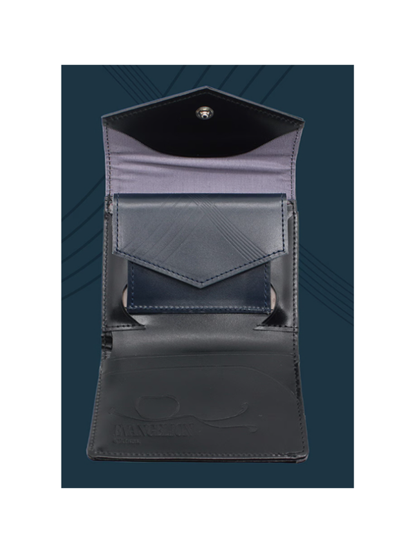 EVANGELION×NADAYA Quatre Mains Leather Trifold Wallet – Shinji & Kaworu Model 13 [Pre-order]