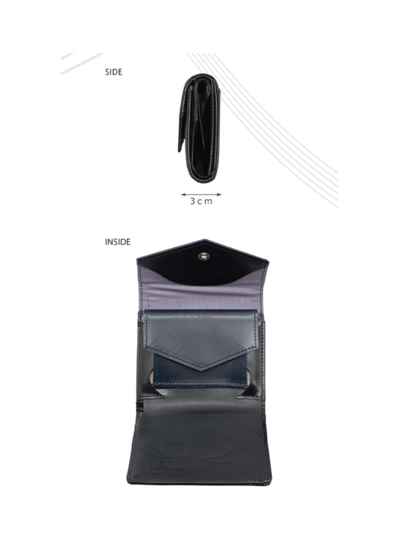 EVANGELION×NADAYA Quatre Mains Leather Trifold Wallet – Shinji & Kaworu Model 13 [Pre-order]