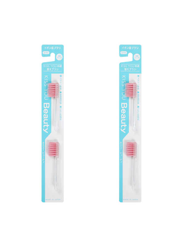 KISS YOU Beauty Ultra-Fine Rubber Bristle Toothbrush Replacement Heads