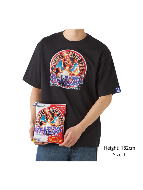 Pokemon Red Game Cartridge Style T-Shirt