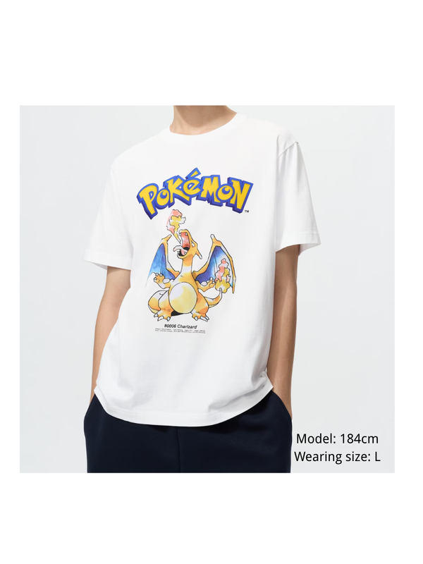 Uniqlo UT Pokemon 30th Anniversary Watercolor Graphic T-Shirt