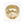 Load image into Gallery viewer, Gold Tone Stainless Steel Watch Ring Quartz Two Hand Ring Watch
