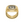 Load image into Gallery viewer, Harlow Gold Tone Watch Ring Stainless Steel Quartz Two Hand Ring Watch
