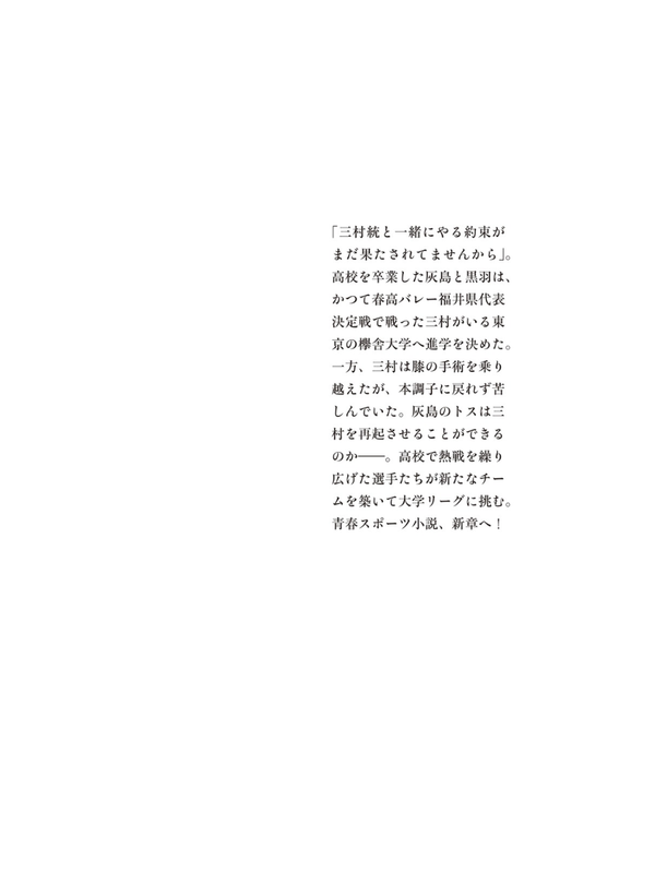 2.43 Seiin High School Boys Volleyball Team next 4years 1 by Yukako Kabei Japanese Novel