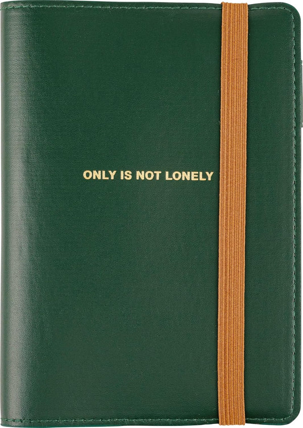 Hobonichi 2026 ONLY IS NOT LONELY Ivy Green A6 Planner Cover