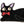Load image into Gallery viewer, Kiki's Delivery Service Jiji Accent Rug – Black 50 × 70 cm
