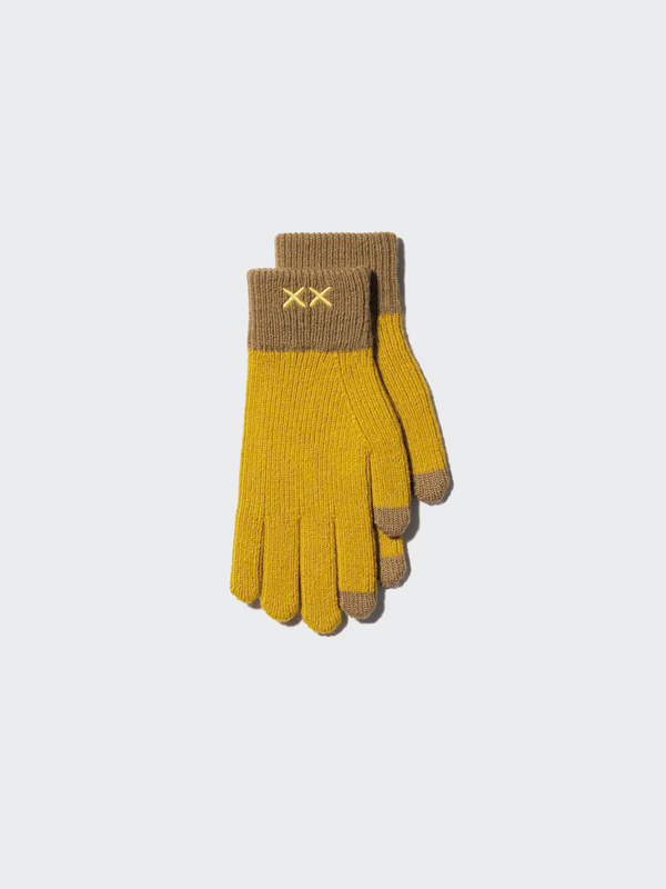 UNIQLO KAWS Winter HEATTECH Knit Gloves