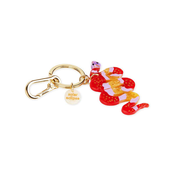 Solar Eclipse Snake Bag Charm
