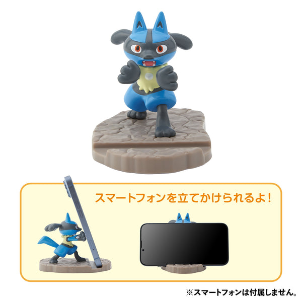 Pokemon Lucario Smartphone Stand Figure
